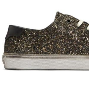 SAINT LAURENT BEDFORD SNEAKERS - In Leather And Gl